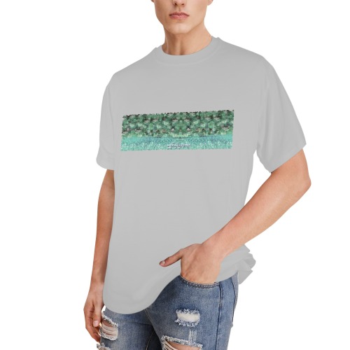 Jerusalem dechire vert Men's Glow in the Dark T-shirt (Front Printing)