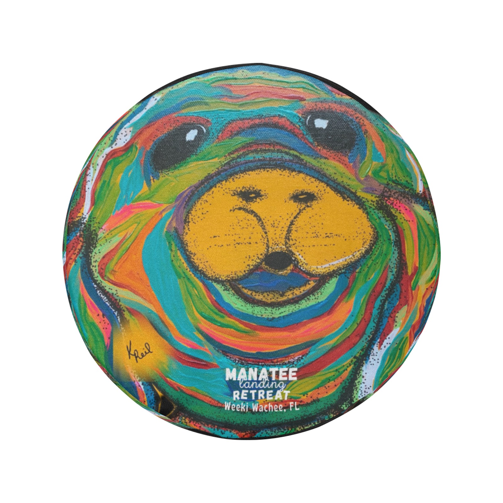 Manatee Landing Tire Cover 34 Inch Spare Tire Cover