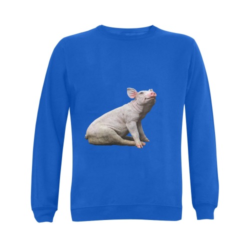 pig bb Gildan Crewneck Sweatshirt(NEW) (Model H01)