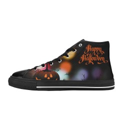 Happy halloween Women's Classic High Top Canvas Shoes (Model 017)