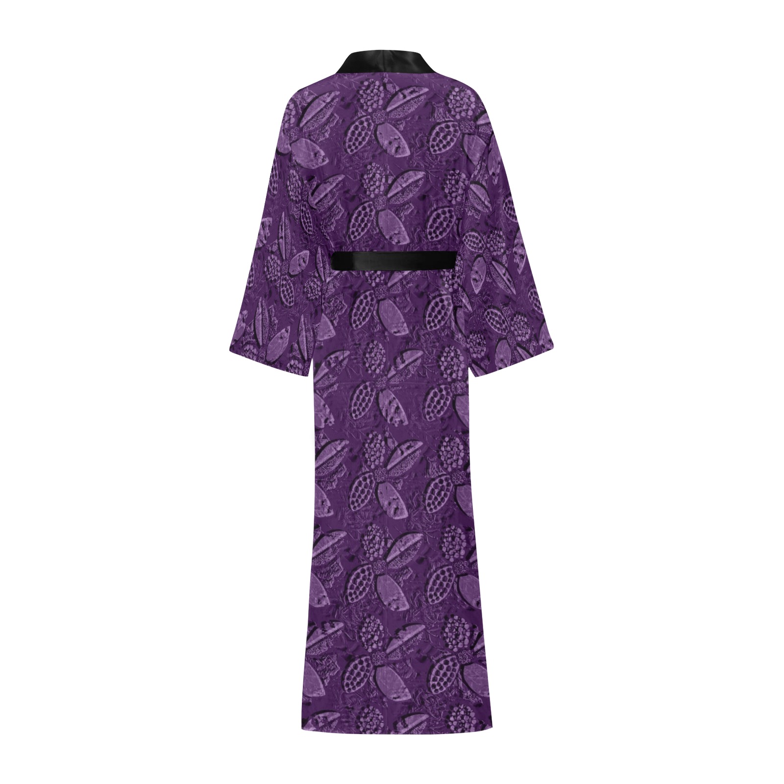 Floral pattern Long Kimono Robe