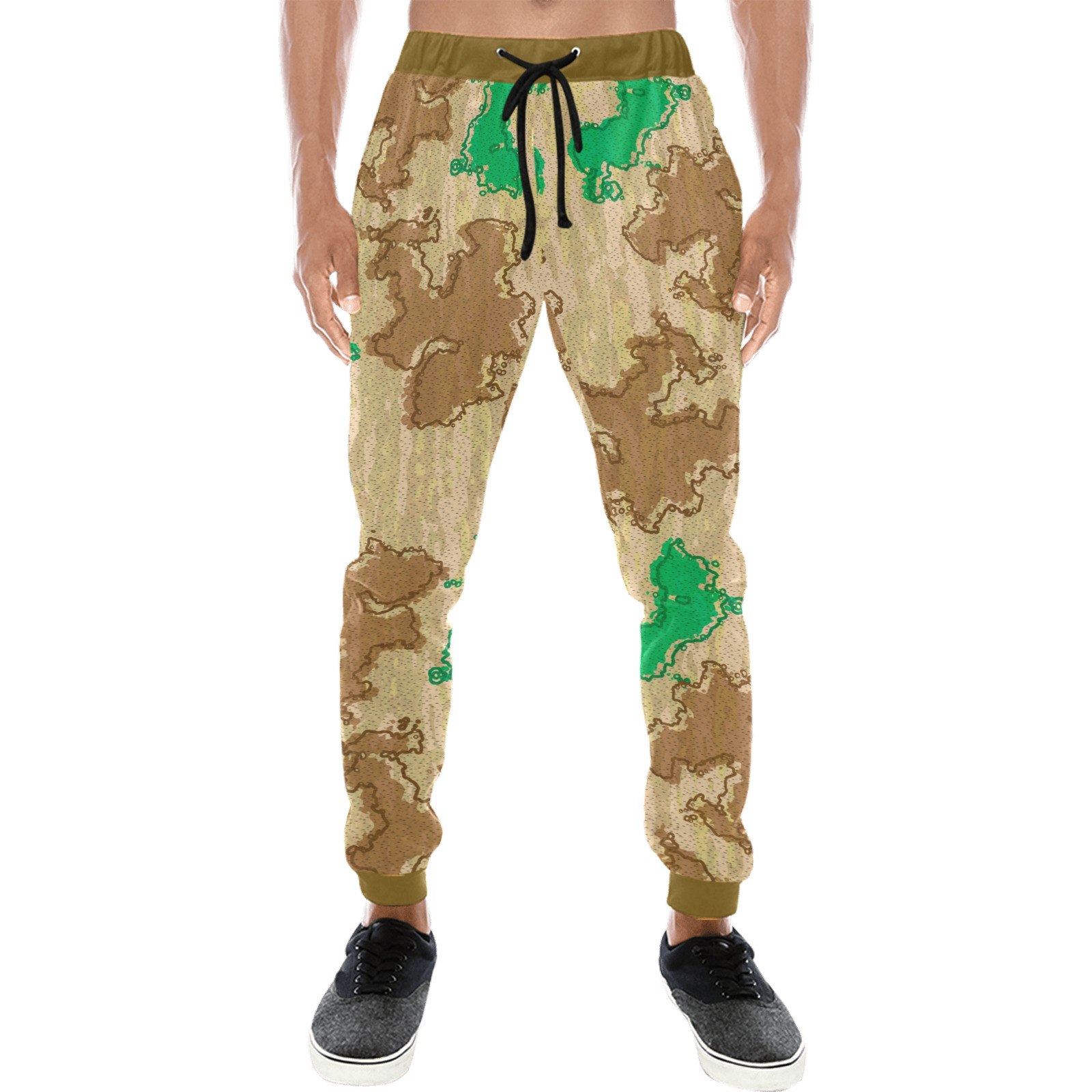 Basic Modern Fashion Camouflage Men's All Over Print Sweatpants (Model L11)