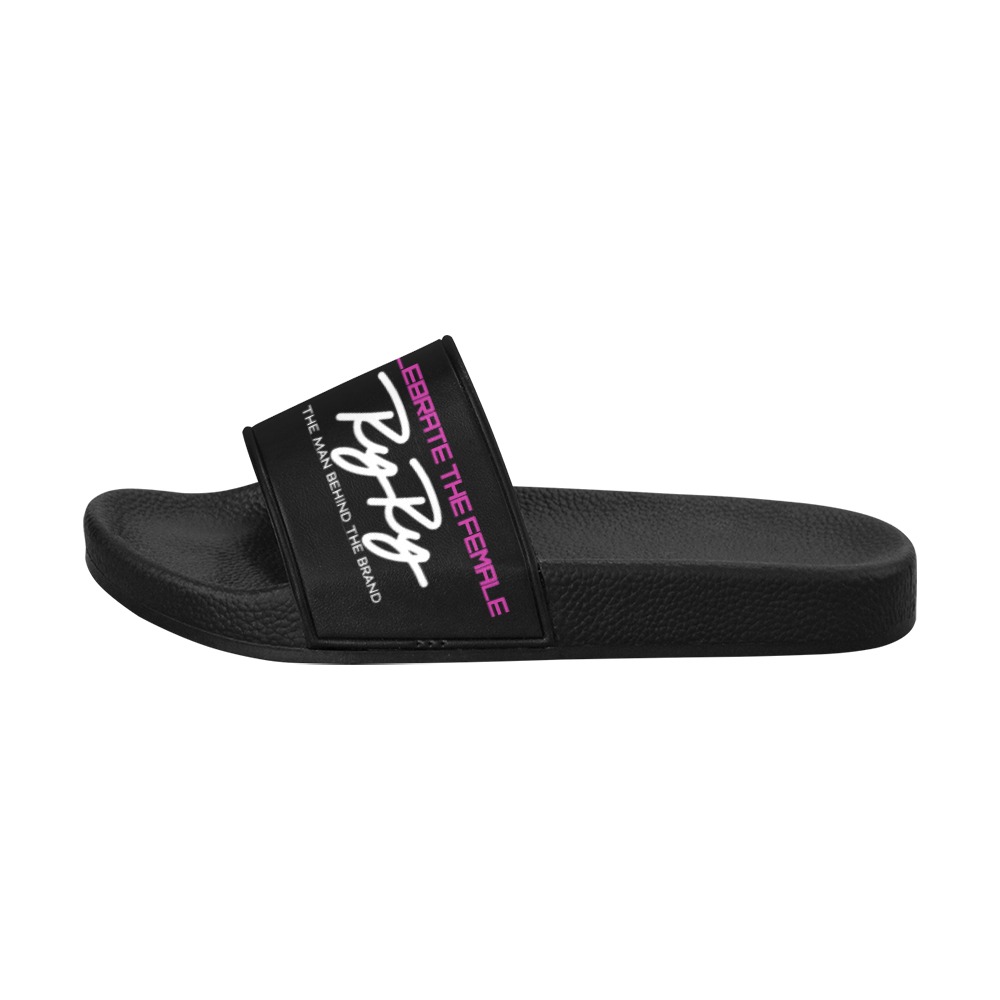 "Celebrate The Female" Womens slides/flipflops Women's Slide Sandals (Model 057)