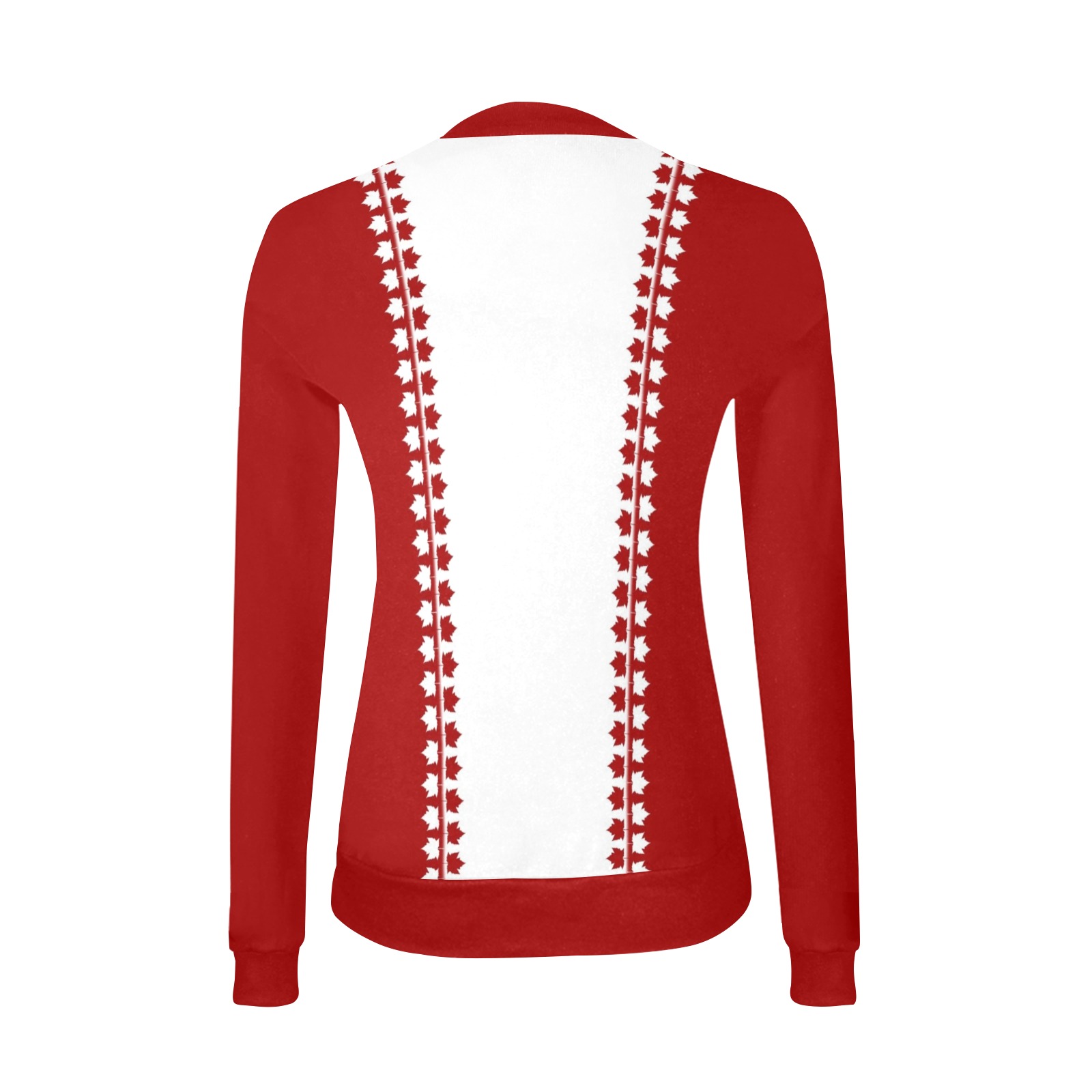 Classic Canada Souvenir Women's All Over Print V-Neck Sweater (Model H48)