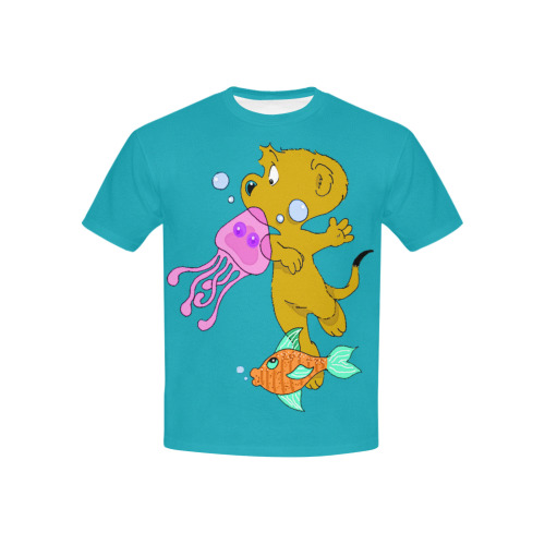 Ferald's Swim Kids' All Over Print T-shirt (USA Size) (Model T40)