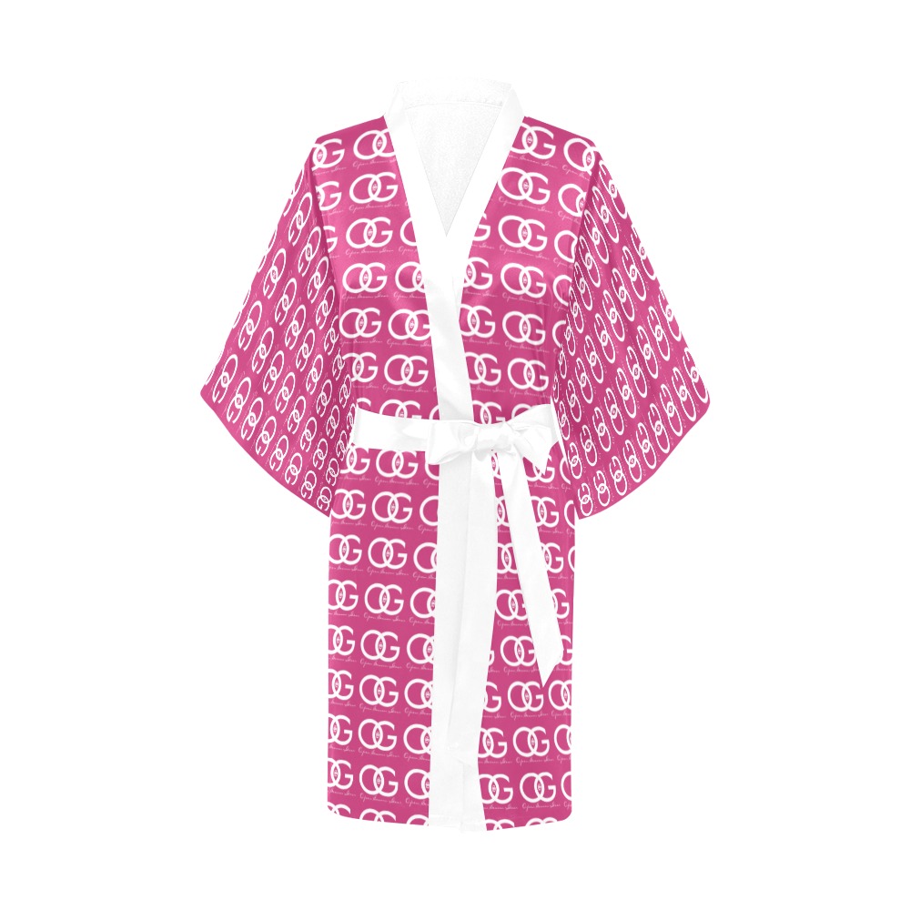 Dark Pink Robe Kimono Robe