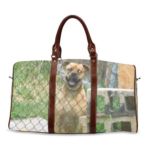 A Smiling Dog Waterproof Travel Bag/Small (Model 1639)