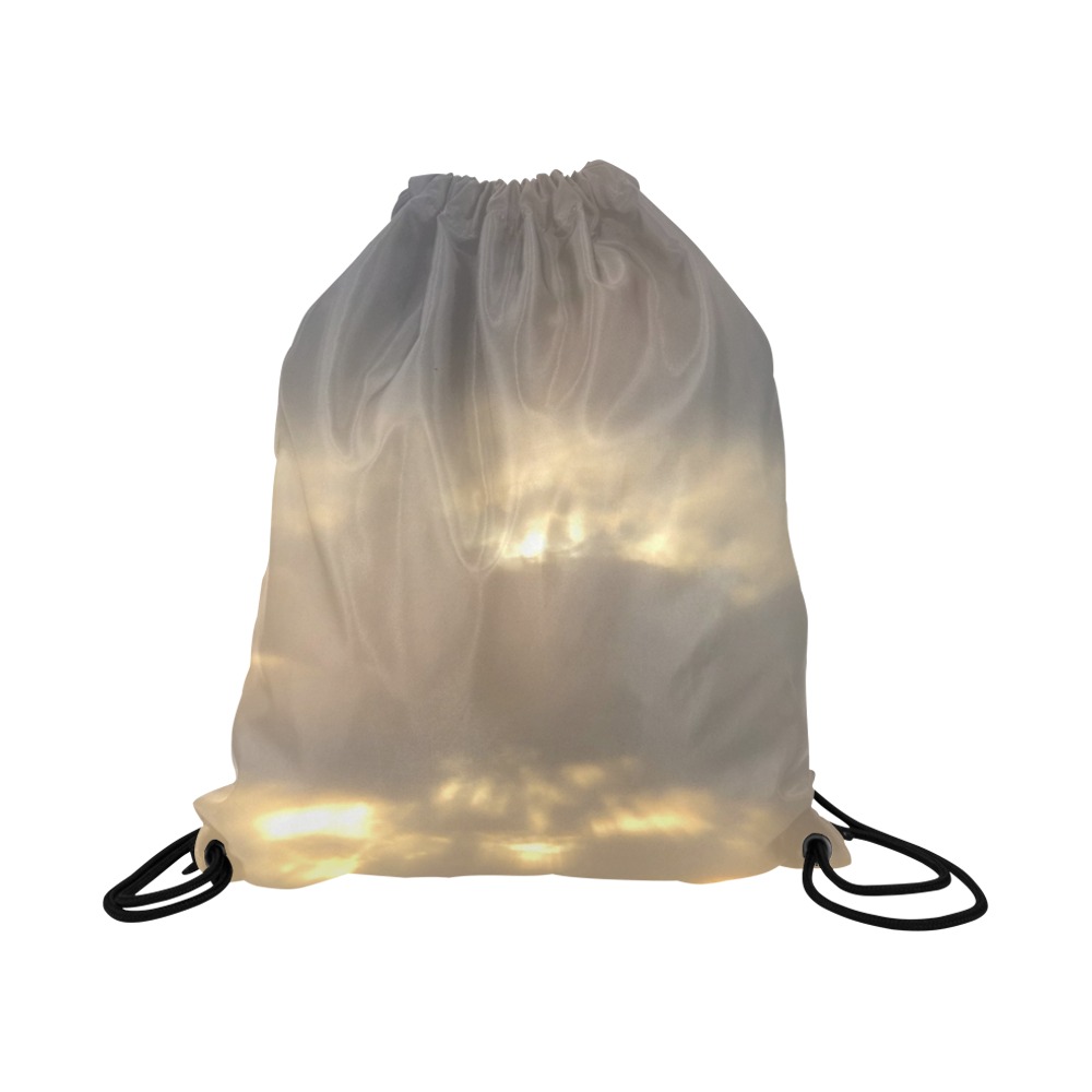 Cloud Collection Large Drawstring Bag Model 1604 (Twin Sides)  16.5"(W) * 19.3"(H)