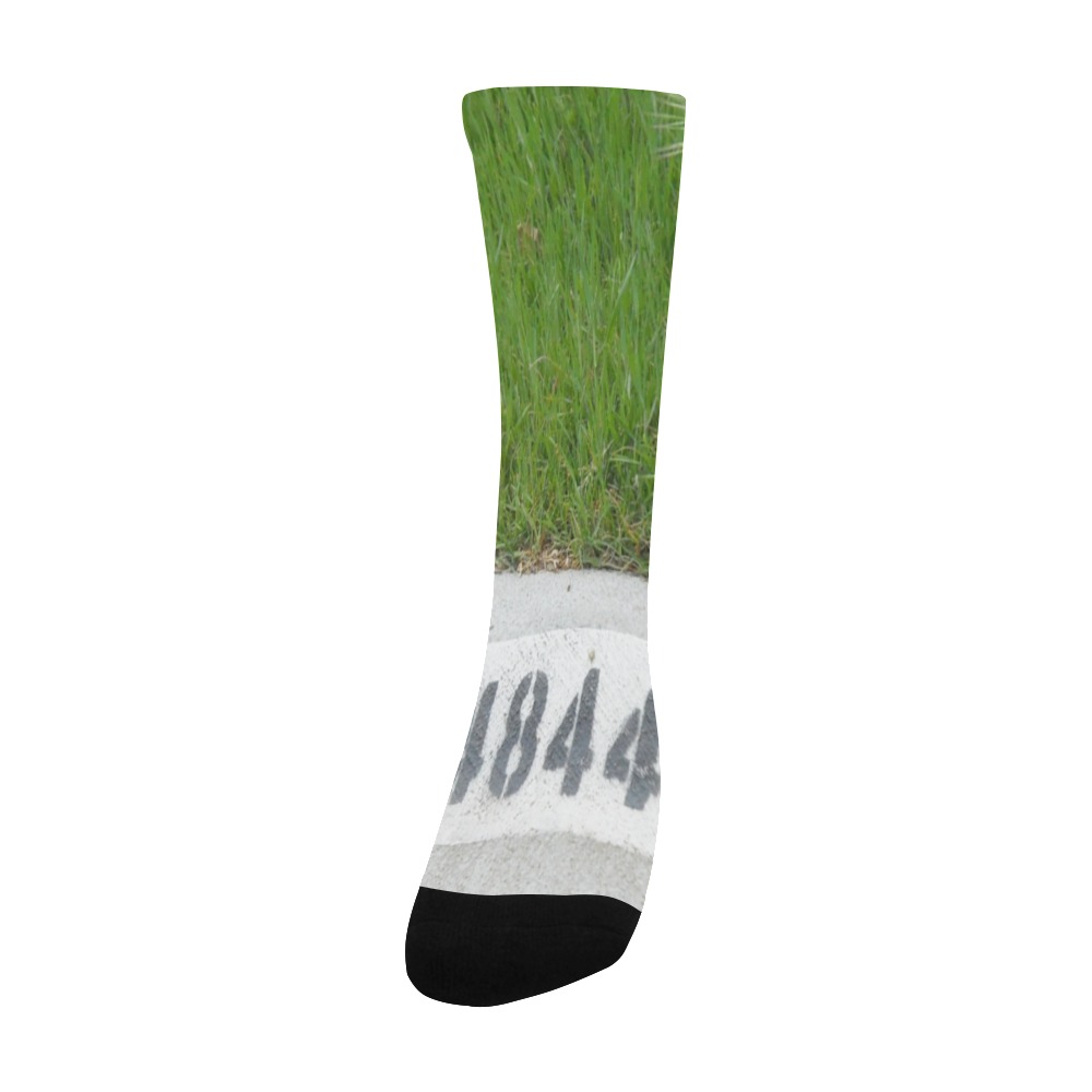 Street Number 4844 Men's Custom Socks
