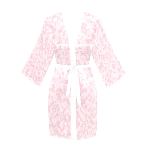 RoseRed-4 Long Sleeve Kimono Robe