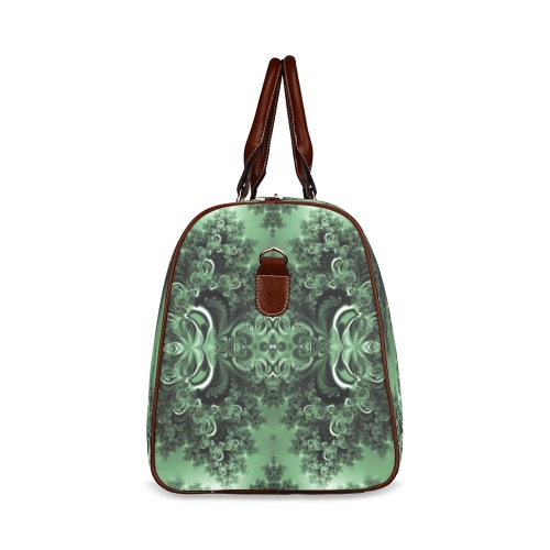Deep in the Forest Frost Fractal Waterproof Travel Bag/Small (Model 1639)