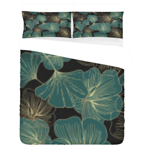 leaves 3-Piece Bedding Set