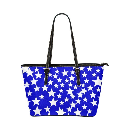 Stars 1 Leather Tote Bag/Small (Model 1651)