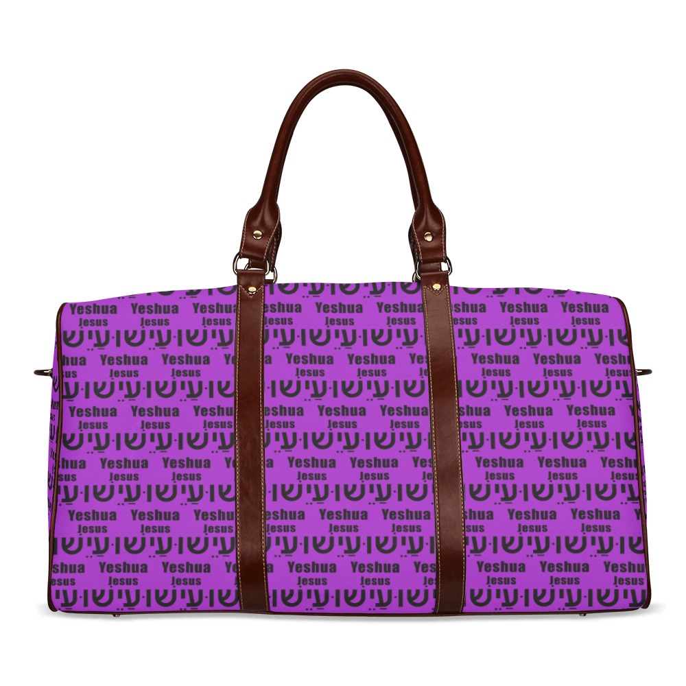 Yeshua Purple Lge Tote Bag Waterproof Travel Bag/Large (Model 1639)