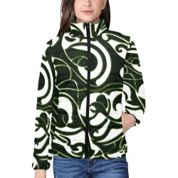 Celtic 4 Women's Stand Collar Padded Jacket (Model H41)