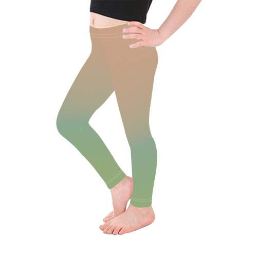 org grn Kid's Ankle Length Leggings (Model L06)