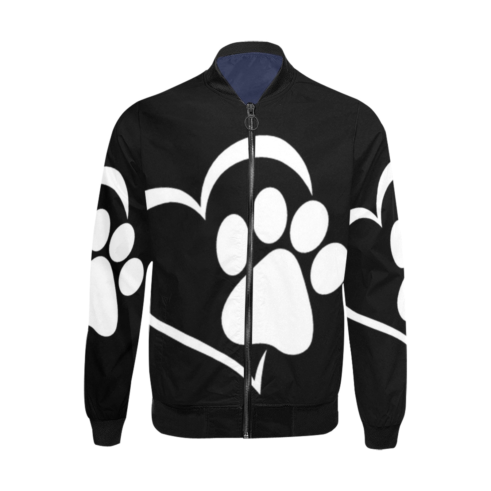 Puppy paws Black by Fetishworld All Over Print Bomber Jacket for Men (Model H31)