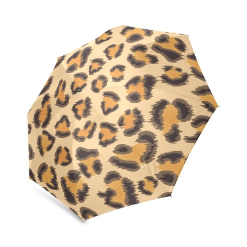 Umbrella Leopard Pattern.jpg Foldable Umbrella (Model U01)