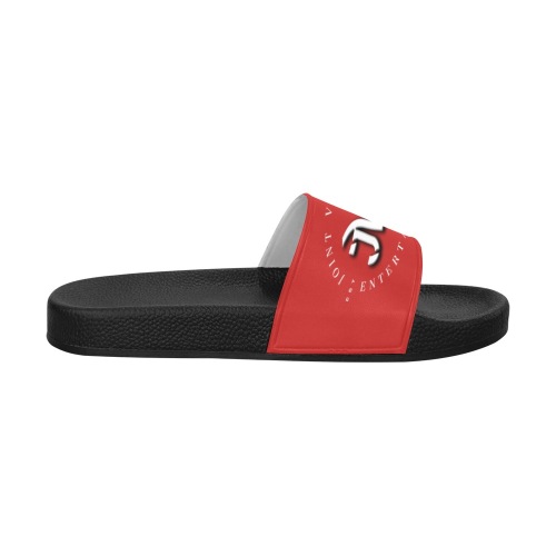 JVE Culture Unique Sliders (Red) Men's Slide Sandals (Model 057)