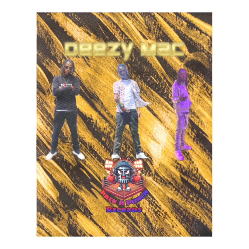 Deezy Mac P.A.P Gold 3-Piece Bedding Set