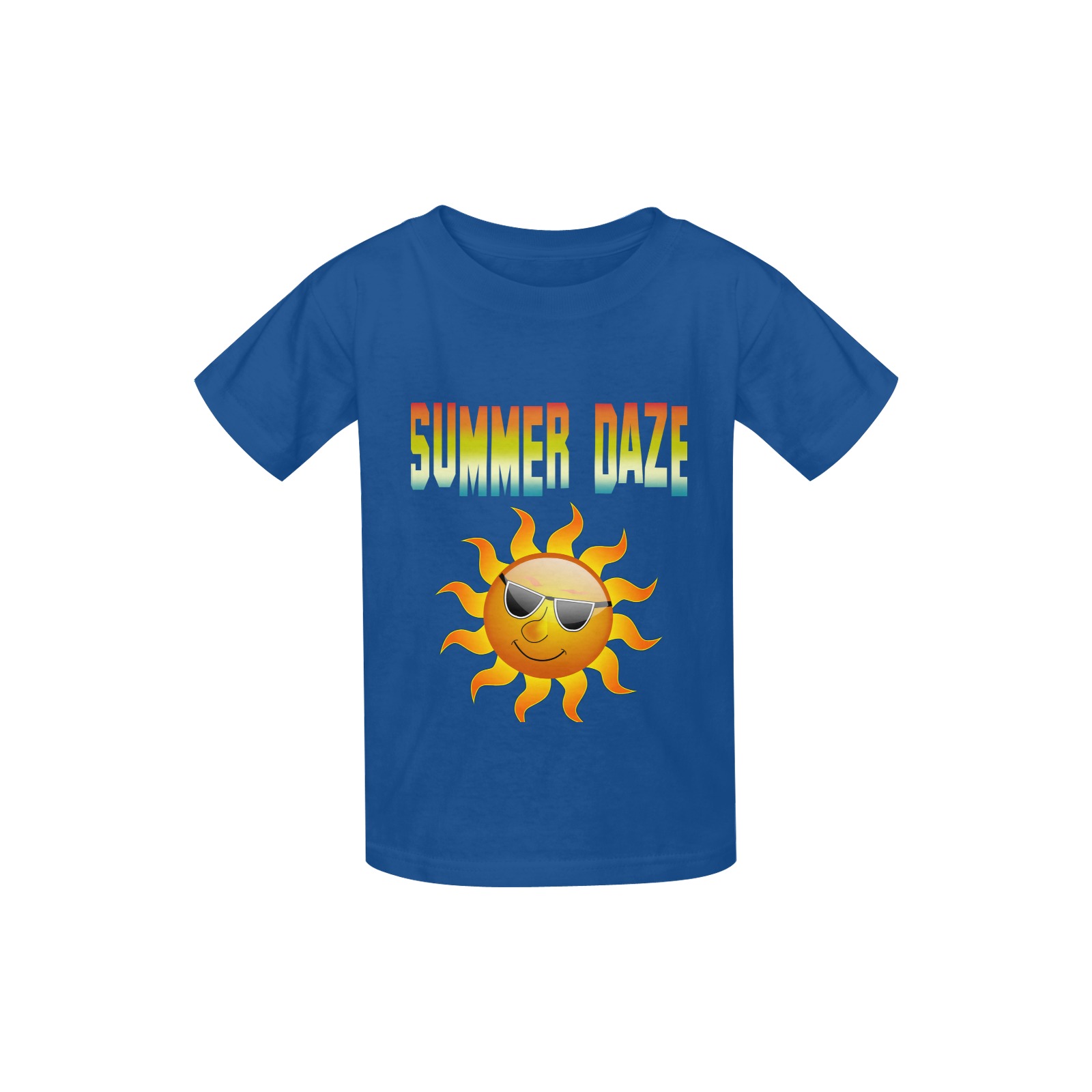 Summer Daze Tee Kid's  Classic T-shirt (Model T22)