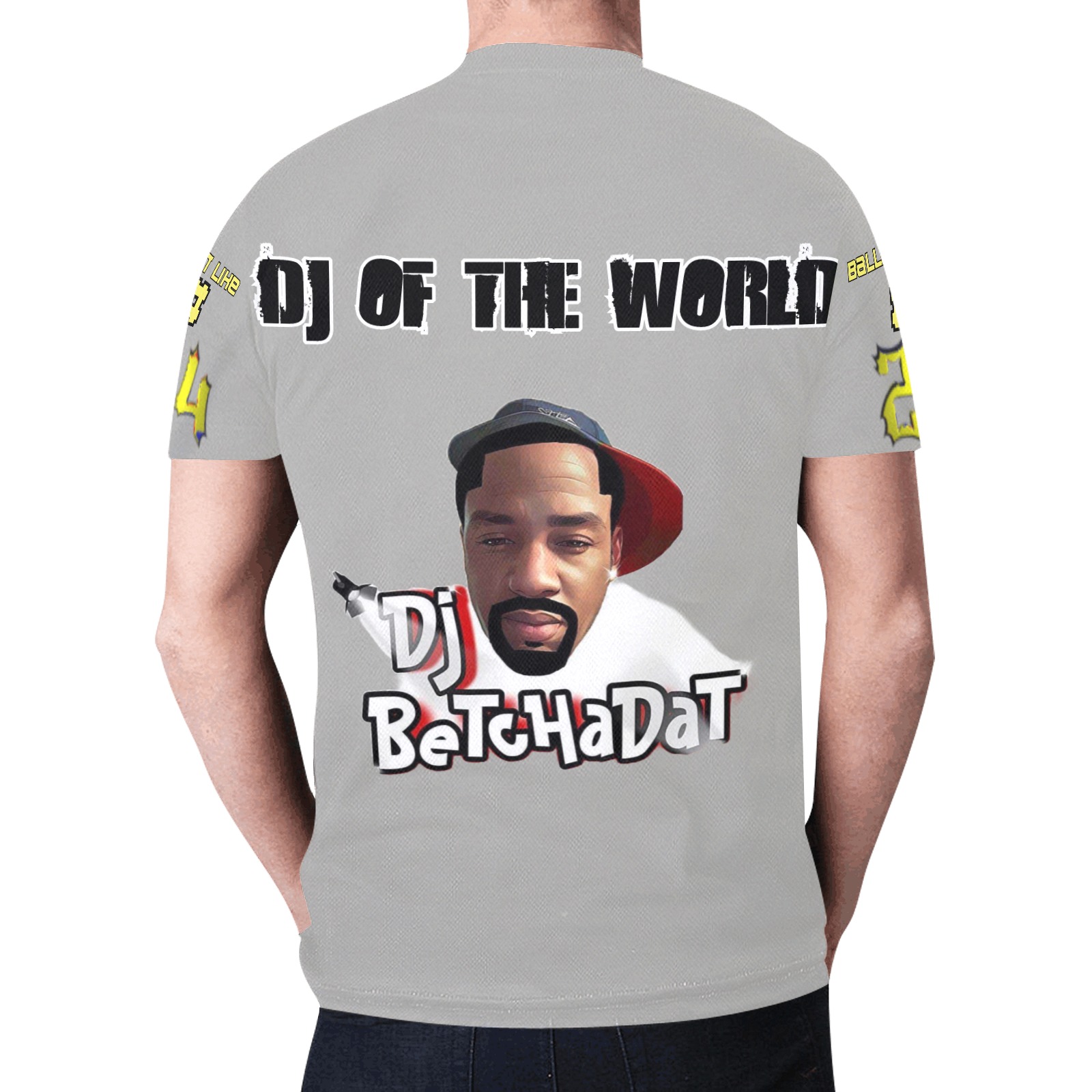 DJ BETCHADAT New All Over Print T-shirt for Men (Model T45)