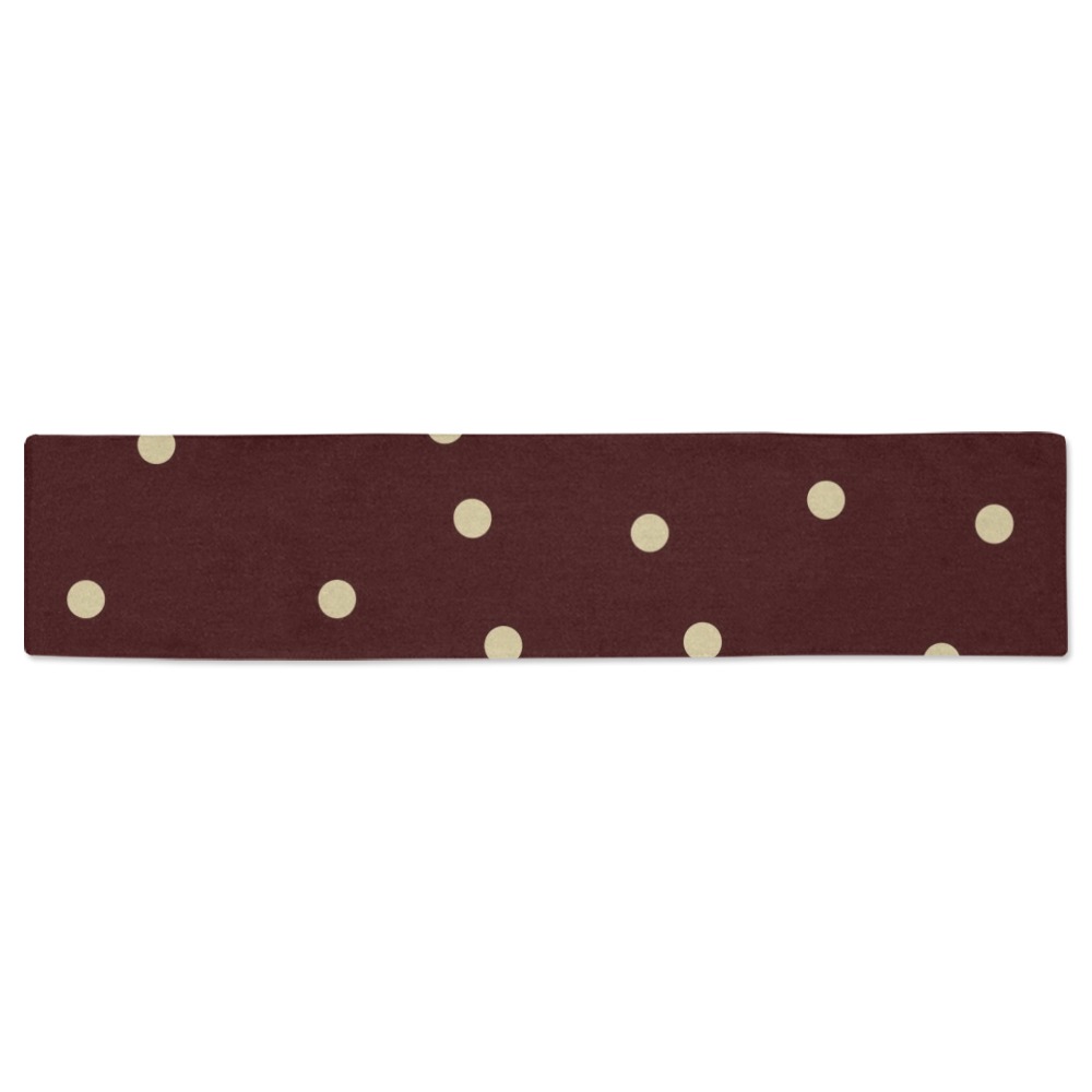 dots Thickiy Ronior Table Runner 16"x 72"