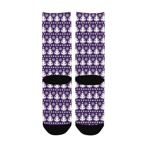 Little Christmas Trees (6) Women's Custom Socks