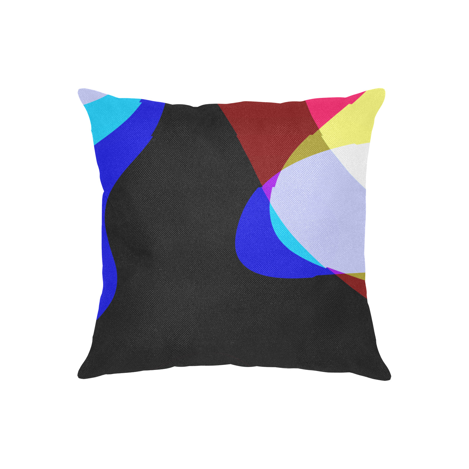 Abstract 2322 Linen Zippered Pillowcase 18"x18"(Two Sides)