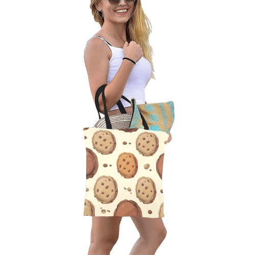 Cookie Lover Tote All Over Print Canvas Tote Bag/Small (Model 1697)