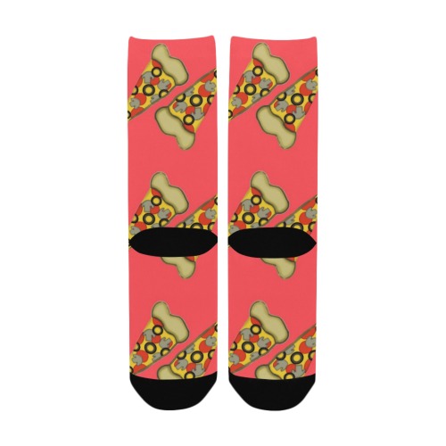 Dreaming OF Pizza Custom Socks for Women