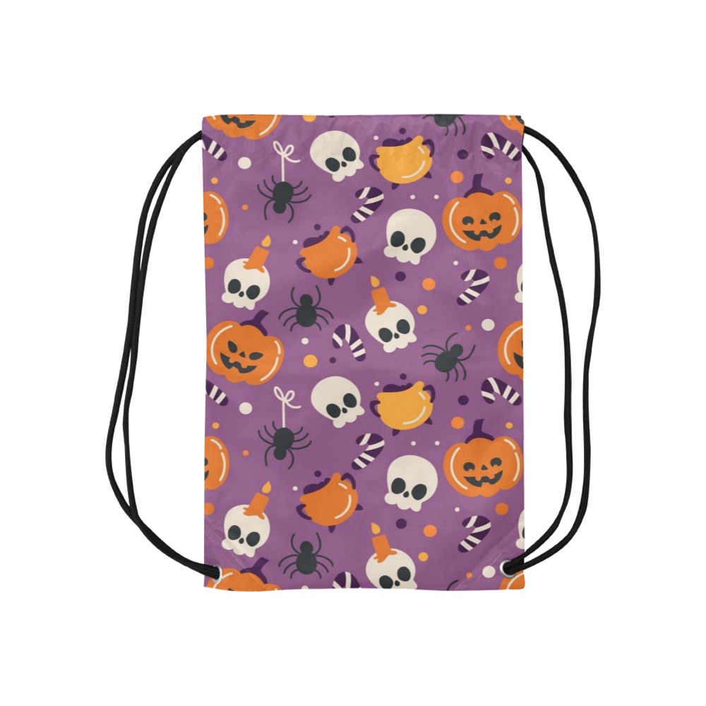 Trick or Treat Bag - Purple Small Drawstring Bag Model 1604 (Twin Sides) 11"(W) * 17.7"(H)