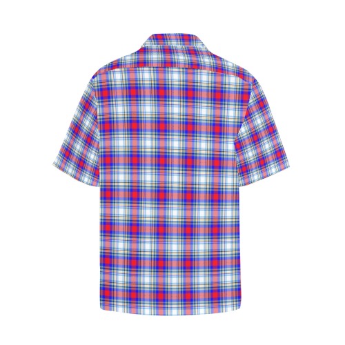 checks (24) Hawaiian Shirt with Chest Pocket (Model T58)