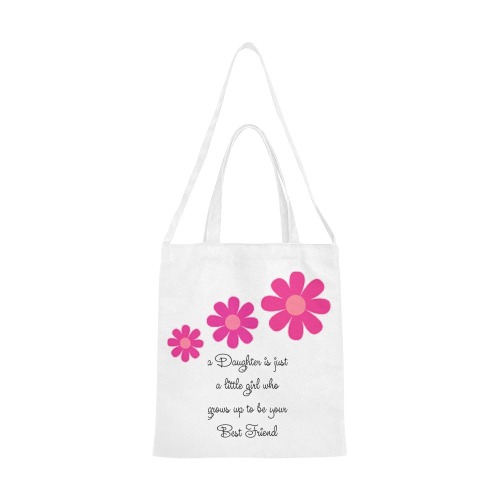 A little girl is just a Best Friend waiting to happen. Canvas Tote Bag/Medium (Model 1701)