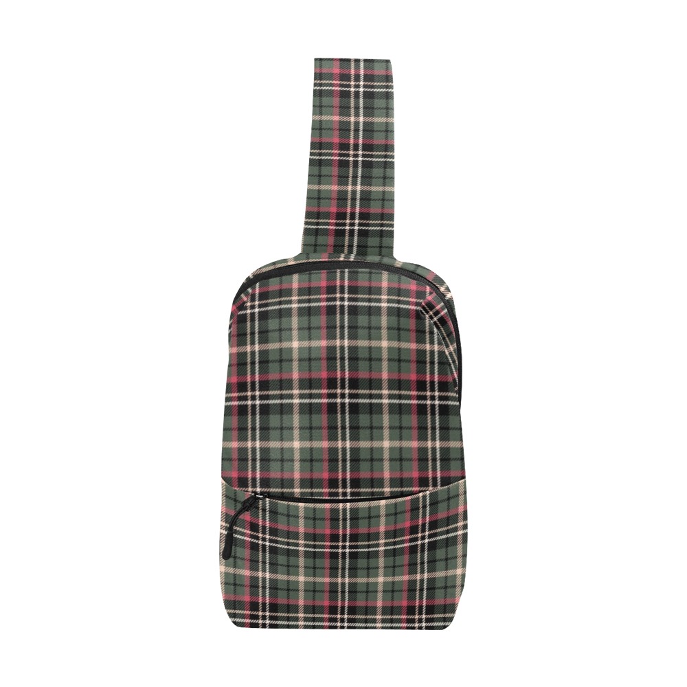 Classic Plaid Chest Bag (Model 1678)