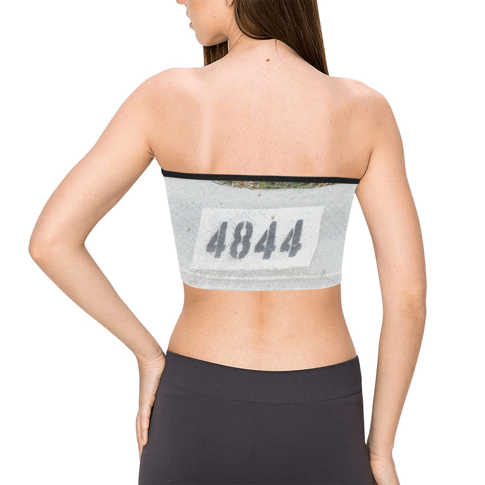 Street Number 4844 Women's Tie Bandeau Top (Model T66)