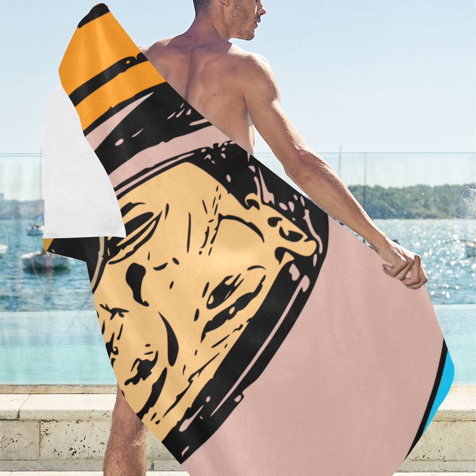 astronaut Beach Towel 32"x 71"
