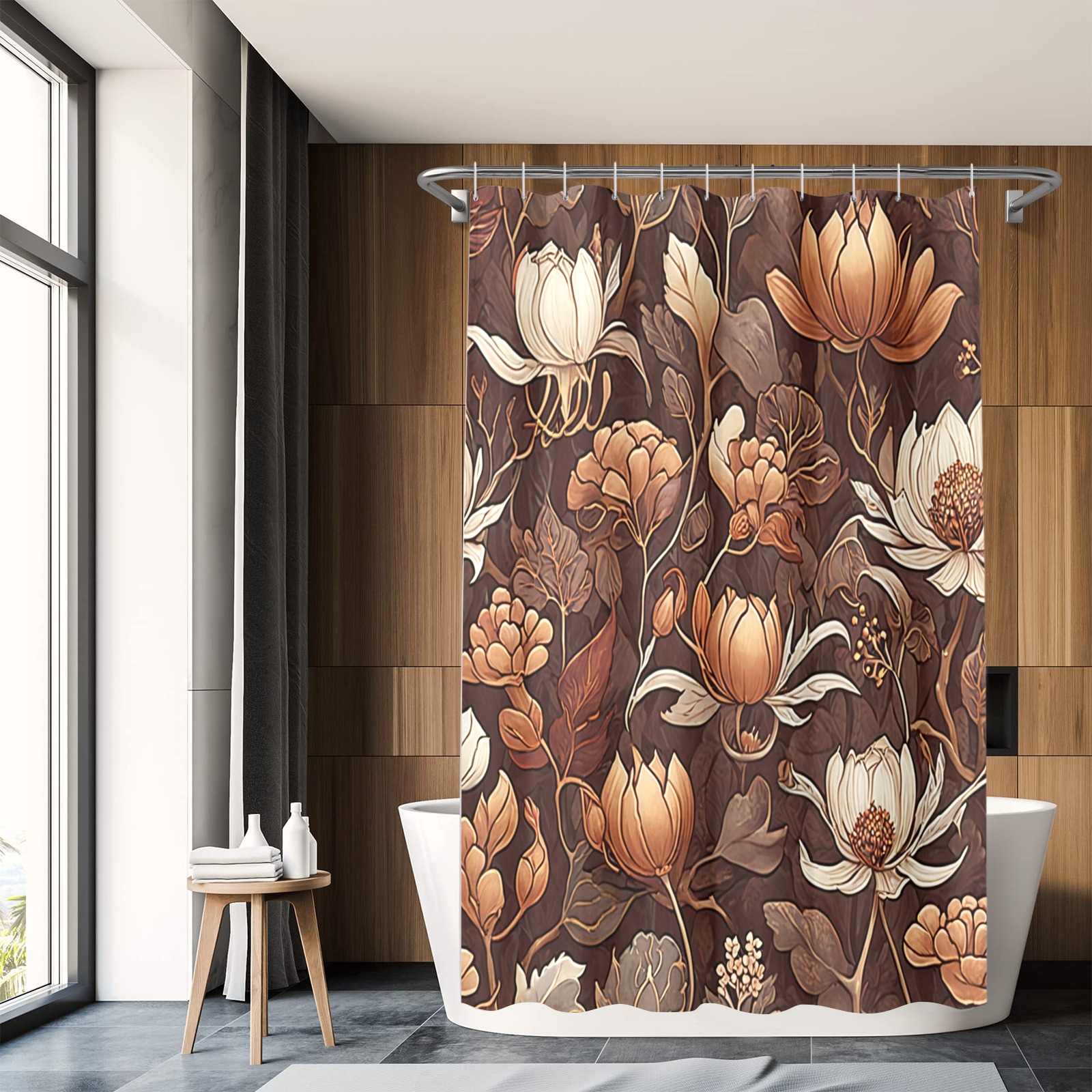 Fabulous Florals 38 Shower Curtain 69"x72"