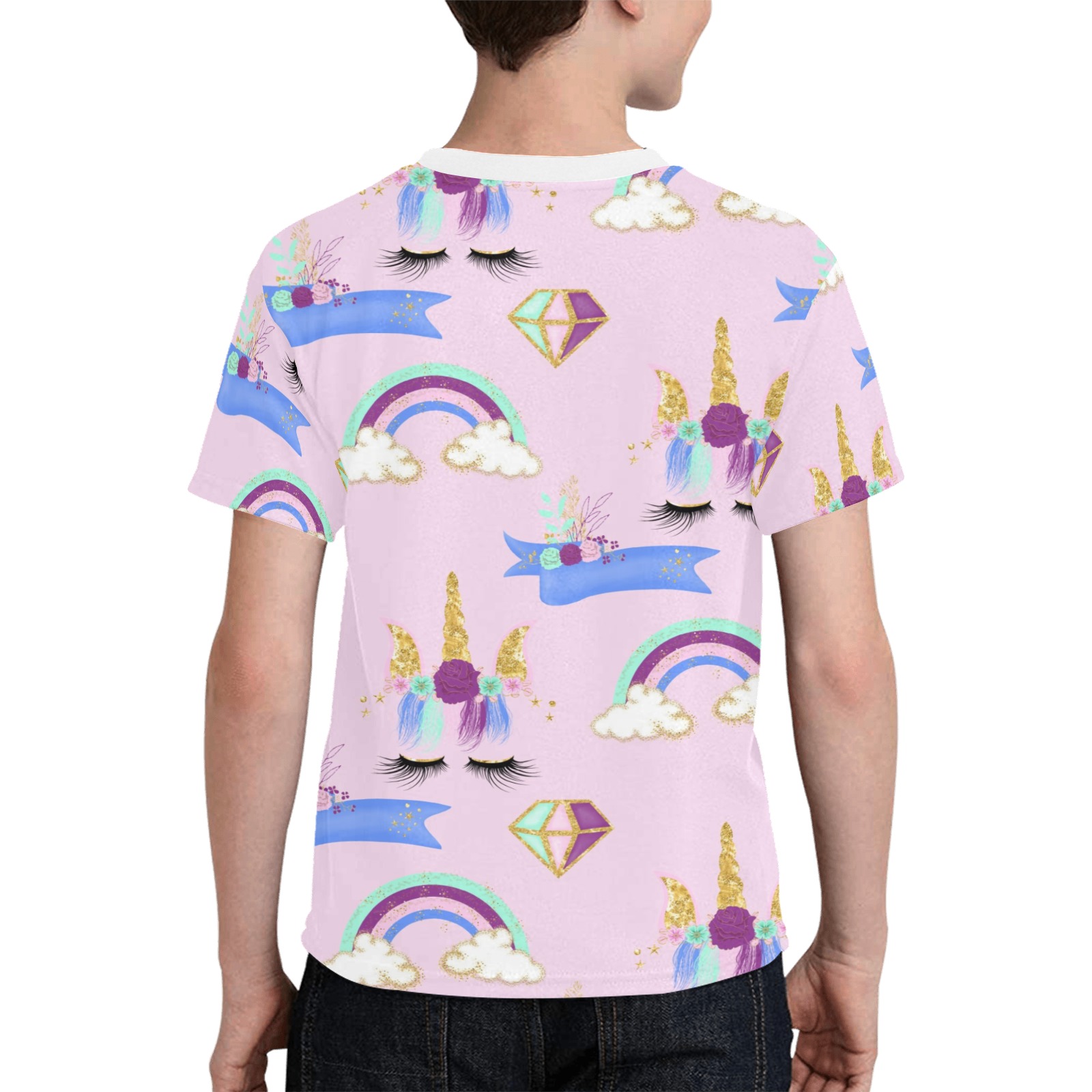 Dreamy Unicorn Kids' All Over Print T-shirt (Model T65)