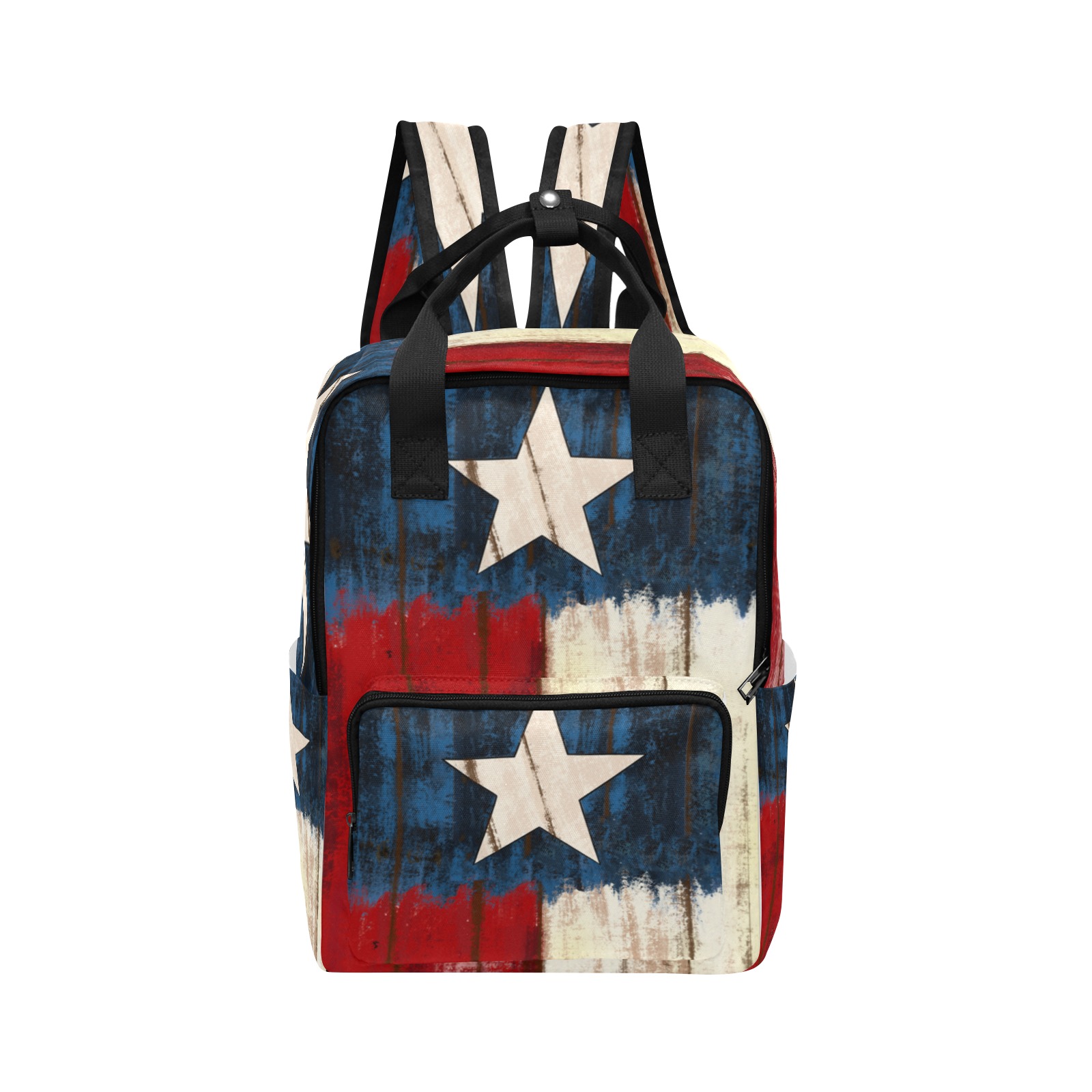 Texas  Flag Twin Handle Backpack (Model 1732)