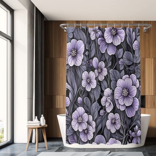 Fabulous Florals 36 Shower Curtain 69"x72"