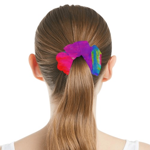 Pink Explosion Collection All Over Print Hair Scrunchie