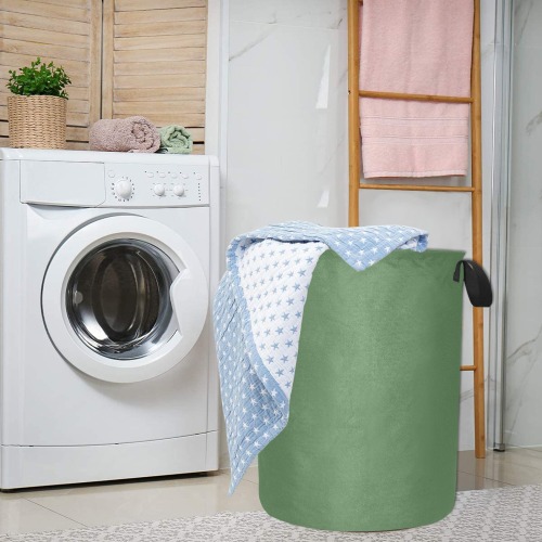 color artichoke green Laundry Bag (Large)