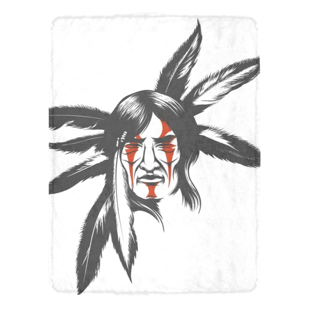 Native Warrior Ultra-Soft Micro Fleece Blanket 60"x80"