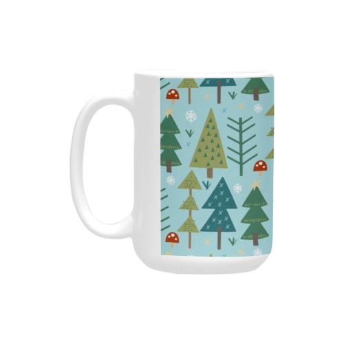 Winter Trees Custom Ceramic Mug (15OZ)