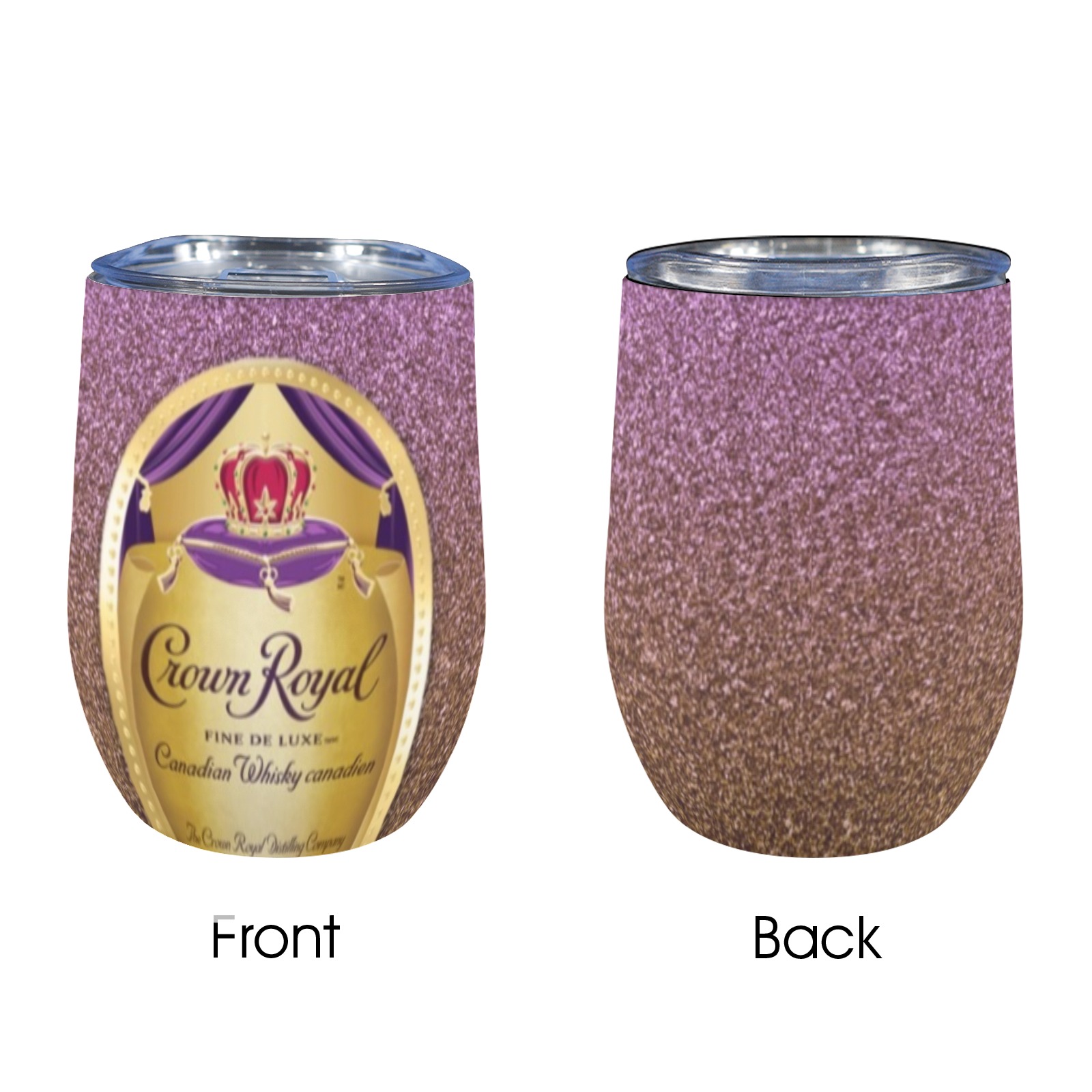 Crown Royal cup 12oz Wine Tumbler