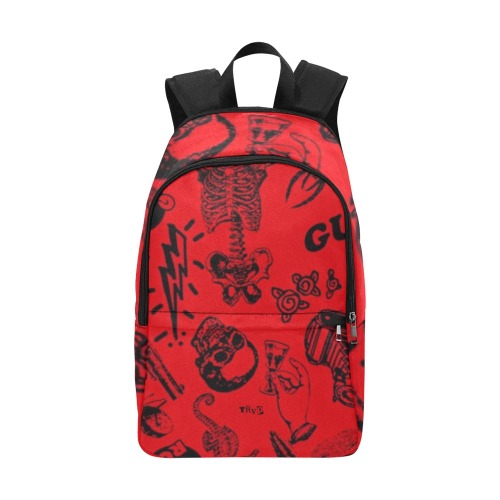 Trvp Skull Backpack Fabric Backpack for Adult (Model 1659)