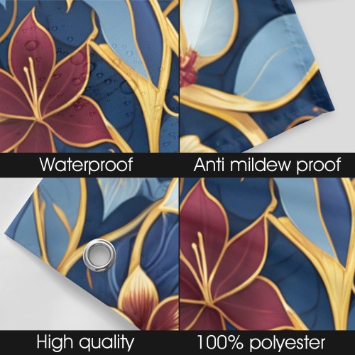 Fabulous Florals 37 Shower Curtain 69"x84"