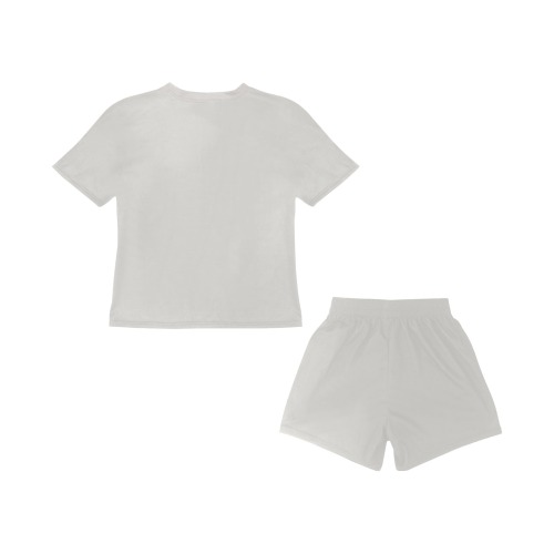 White Alyssum Big Girls' Short Pajama Set