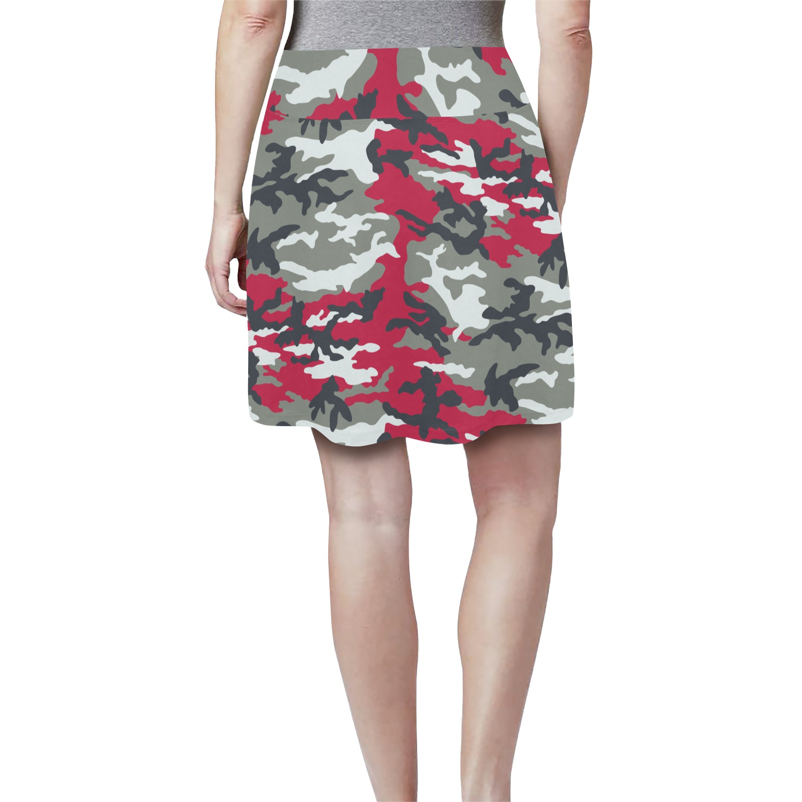 cherry-ERDL Women's Athletic Skirt (Model D64)